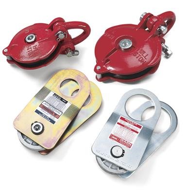 Warn Heavy-Duty Snatch Blocks 63490 Block, Red Powdercoated, 33,000 lb. Capacity, Each