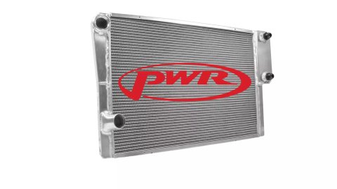 PWR North America Universal Radiators 906-30194 Radiator, Crossflow, Aluminum, Universal, 30 in. x 19 in. 1 3/4 in, With Ford Style Heat Exchanger, Each thumbnail 2
