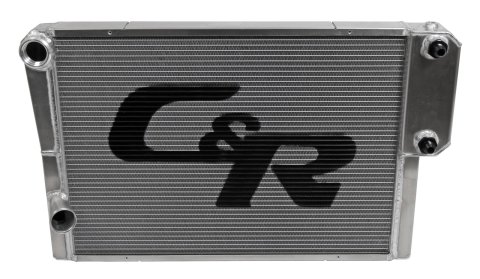 PWR North America Universal Radiators 906-30194 Radiator, Crossflow, Aluminum, Universal, 30 in. x 19 in. 1 3/4 in, With Ford Style Heat Exchanger, Each thumbnail 3