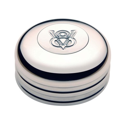 GT Performance GT-3 Standard Horn Buttons 11-1003 Button, Standard, Billet Aluminum, Polished, V8 Logo, Each thumbnail 1