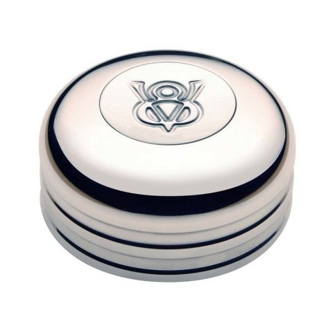 GT Performance GT-3 Standard Horn Buttons 11-1003 Button, Standard, Billet Aluminum, Polished, V8 Logo, Each thumbnail 3