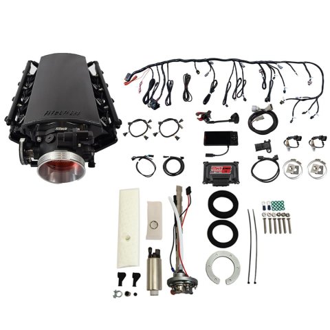 FiTech Ultimate LS 500 HP EFI Short Cathedral Intake Fuel Injection Master Kits 76602 System With Kit