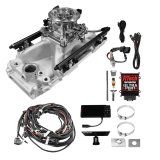 FiTech Ultra Port EFI BBC Systems 30-10-410 Fuel Injection Systems, EFI, Intake Manifold, Uni Brilliant Throttle Body, ECM, Gas, E85, 1000 HP, Chevy, Big Block, Rectangle Port, Kit thumbnail 1