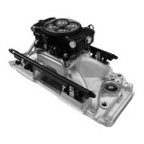 FiTech Ultra Port EFI BBC Systems 30-11-515 Fuel Injection Systems, EFI, Intake Manifold, Black Throttle Body, ECM, Gasoline, E85, 500 HP, Chevy, Big Block, Oval Port, Kit thumbnail 3