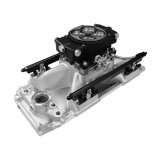FiTech Ultra Port EFI BBC Systems 30-11-515 Fuel Injection Systems, EFI, Intake Manifold, Black Throttle Body, ECM, Gasoline, E85, 500 HP, Chevy, Big Block, Oval Port, Kit thumbnail 4