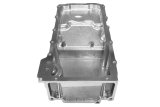 FiTech Plus LS Swap Oil Pans 130102 Pan, Engine Swap, Medium Profile, Cast Aluminum, Polished, 6.20 Quart Capacity, 3.62 in. Stroke Clearance, Chevy, LS, V8, Each thumbnail 2