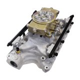 FiTech Ultra Port EFI SBF 351W Systems 30-18-414 Fuel Injection Systems, EFI, Offenhauser VPI, Intake Manifold, Gold Throttle Body, ECM, Gasoline, E85, 1000 HP, Ford, 351W, Kit thumbnail 6