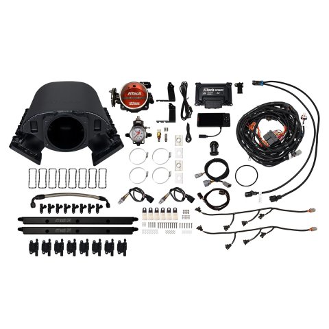 FiTech Ultimate Rebel LS 750 HP EFI Fuel Injection Systems 79091 System, Rebel, HP, Cathedral Port, 102mm, No Pump, LS3 Coils, 55 Lb., EV1, With Transmission Controller, Kit