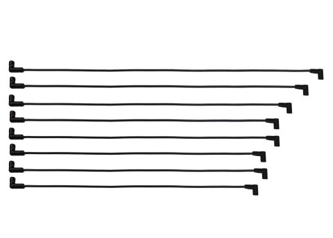 FiTech Go-Spark Ceramic Spark Plug Wire Sets 90015 Wires, Go-Spark, Pre-Made, Ceramic, Black, 8mm, Spiral Core, 90 Degree Boots, Over Valve Cover, HEI, Chevy, Small Block, Set thumbnail 3