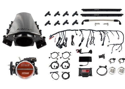 FiTech Ultimate LS 1,000 HP EFI Fuel Injection Systems 70036 System, EFI, HP, Short Port Intake, LS7, Without Transmission Controller, Kit
