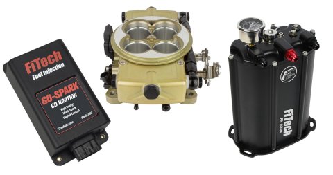 FiTech Go EFI Classic 650 HP Fuel Injection Systems with Force 93520 System, HP, Gold, External ECU, Delivery System, CDI Box, Kit