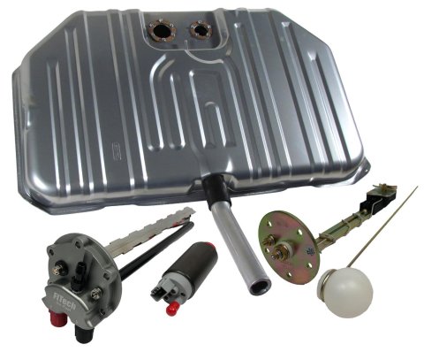 FiTech Go EFI Fuel Tank Kits for 1970-1972 F85, CUTLASS, 1970-1971 442 - 58031 Tank, 20 Gallon, Steel, Silver Powdercoated, Oldsmobile, Kit