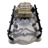 FiTech Ultra Port EFI SBF 351W Systems 30-18-514 Fuel Injection Systems, EFI, Offenhauser VPI, Intake Manifold, Gold Throttle Body, ECM, Gasoline, E85, 500 HP, Ford, 351W, Kit thumbnail 1