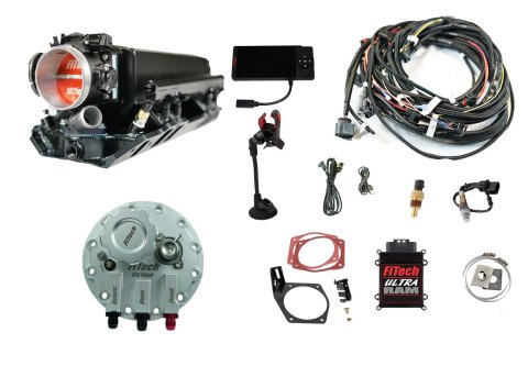 FiTech Ultra Ram EFI 800 HP In-Tank Pump Fuel Injection Master Kits 36332 Systems, 800HP Chev Big Block Rectangle Port Sys w/ Go Returnless InTank Module Kit