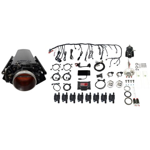 FiTech Ultimate LS 1,000 HP EFI Long Runner Cathedral Intake Fuel Injection Master Kits 78933 1000 System With Kit