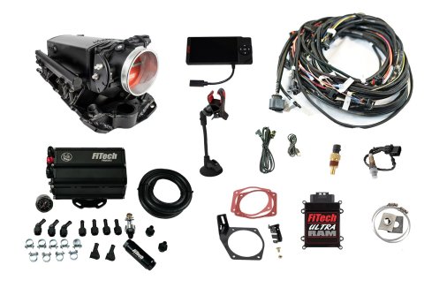 FiTech Fuel Injection Systems 35531 Ultra Ram 650 HP Chevy Small Block EFI System With Force Mini Delivery Master Kit