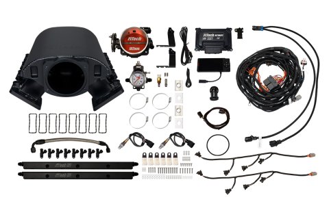 FiTech Ultimate Rebel LS 750 HP EFI Fuel Injection Systems 70090 System, EFI, Short Intake, without Transmission Controller, Chevy, LS1/LS2/LS6, Kit thumbnail 5