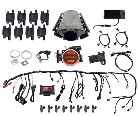 FiTech Ultimate LS EFI 750 HP Fuel Injection Systems 79013 Injection, LS, Kit LS3/L92 - 750HP w/o Trans Control, w/ led coil pack set