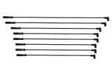 FiTech Go-Spark Ceramic Spark Plug Wire Sets 90016 Wires, Go-Spark, Pre-Made, Ceramic, Black, 8mm, Spiral Core, 180 Degree Boots, Over Valve Cover, HEI, Chevy, Small Block, Set thumbnail 2