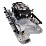 FiTech Ultra Port EFI SBF 351W Systems 30-18-515 Fuel Injection Systems, EFI, Offenhauser VPI, Intake Manifold, Black Throttle Body, ECM, Gasoline, E85, 500 HP, Ford, 351W, Kit thumbnail 4