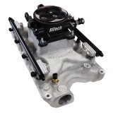 FiTech Ultra Port EFI SBF 351W Systems 30-18-611 Fuel Injection Systems, EFI, Offenhauser VPI, Intake Manifold, Uni Black Throttle Body, ECM, Gasoline, E85, 750 HP, Ford, 351W, Kit thumbnail 4