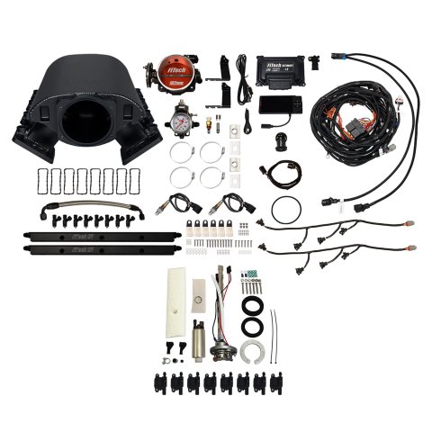 FiTech Ultimate Rebel LS 750 HP EFI Fuel Injection Systems 79790 System, Rebel, HP, Cathedral Port, 102mm, In-Tank Pump, LS3 Coils, 55 Lb., EV1, Without Transmission Controller, Kit
