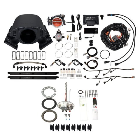 FiTech Ultimate Rebel LS 500 HP EFI Fuel Injection Systems 79889 System, Rebel, HP, Cathedral Port, 92mm, In-Tank Pump, LS3 Coils, 36 Lb., EV1, With Transmission Controller, Kit