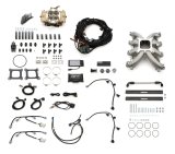 FiTech Ultimate Retro LS EFI 750 HP Fuel Injection Systems 37003 Systems, Port Classic Gold System With LS3 Intake thumbnail 3
