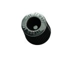 FiTech Cone Style Air Filters 41000 Filter Elements, 4.00 in. Flange, 6.00 in. Length, Dry, Chrome End Cap, LS 92mm Throttle Body, Black, Synthetic, Each thumbnail 3