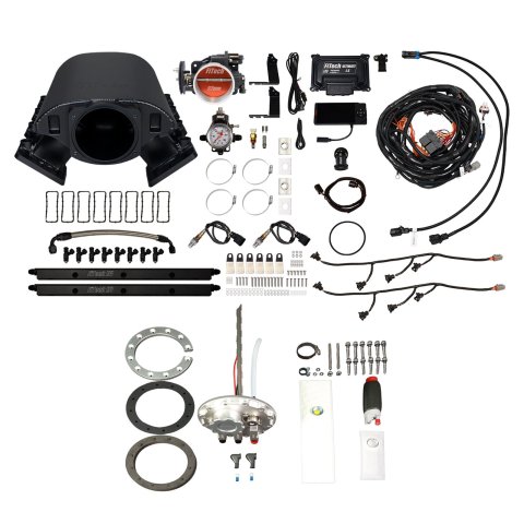 FiTech Ultimate Rebel LS 500 HP EFI Fuel Injection Systems 76388 System, Rebel, HP, Cathedral Port, 92mm Throttle Body, In-Tank Pump, 36Lb., EV1, Without Transmission Controller, Kit