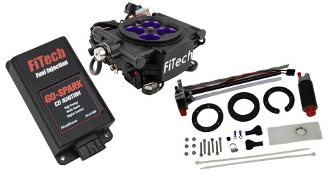 FiTech MeanStreet EFI 800 HP Self-Tuning Fuel Injection Systems with Go In-Tank Modules 93608 System, Mean Street System, Matte Black Finish, In Tank Retrofit Kit, CDI Box, Kit