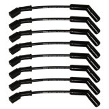 FiTech Go-Spark Ceramic Spark Plug Wire Sets 90021 Wires, Go-Spark, Universal, Ceramic, Black, 8mm, Spiral Core, 135 Degree Boots, LS Engine, LT Engine, Set thumbnail 2