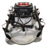 FiTech Go Port EFI Complete Fuel Injection Systems 30203 System, EFI, Offenhauser Intake Manifold, 750 HP Max, Satin Black Throttle Body, Injectors, ECM, 351W Small Block Ford, Kit thumbnail 1