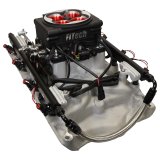 FiTech Go Port EFI Complete Fuel Injection Systems 30203 System, EFI, Offenhauser Intake Manifold, 750 HP Max, Satin Black Throttle Body, Injectors, ECM, 351W Small Block Ford, Kit thumbnail 2