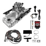 FiTech Ultra Port EFI BBC Systems 30-11-610 Fuel Injection Systems, EFI, Intake Manifold, Uni Brilliant Throttle Body, ECM, Gasoline, E85, 750 HP, Chevy, Big Block, Oval Port, Kit thumbnail 1