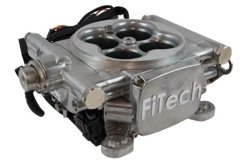 FiTech Go EFI 4 600 HP Self-Tuning Fuel Injection Systems 30001 System, 600HP Self-Tuning, Throttle Body, Tumble Polished,Kit thumbnail 1