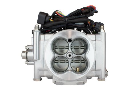 FiTech Go EFI 4 600 HP Self-Tuning Fuel Injection Systems 30001 System, 600HP Self-Tuning, Throttle Body, Tumble Polished,Kit thumbnail 3