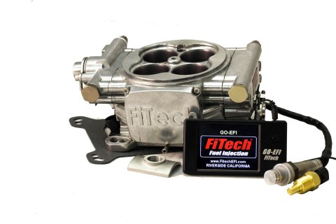 FiTech Go EFI 4 600 HP Self-Tuning Fuel Injection Systems 30001 System, 600HP Self-Tuning, Throttle Body, Tumble Polished,Kit thumbnail 9