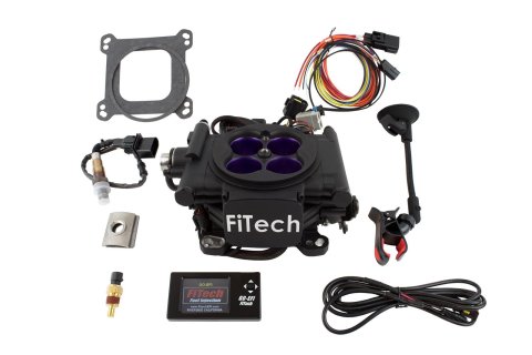 FiTech MeanStreet EFI 800 HP Self-Tuning Fuel Injection Systems 30008 System, 800HP Self-Tuning, Throttle Body, Satin Black, Injectors, ECM, Kit thumbnail 3
