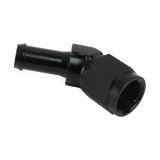FiTech Go Fuel Adapter Fittings 55011 Fitting and Adapter, Fitting, 45 degree, Aluminum, Black, -6 AN Female AN, 3/8 in. Hose Barb, Each thumbnail 2