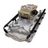 FiTech Ultra Port EFI SBF 351W Systems 30-18-614 Fuel Injection Systems, EFI, Offenhauser VPI, Intake Manifold, Gold Throttle Body, ECM, Gasoline, E85, 750 HP, Ford, 351W, Kit thumbnail 4