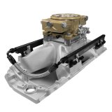 FiTech Ultra Port EFI BBC Systems 30-11-514 Fuel Injection Systems, EFI, Intake Manifold, Gold Throttle Body, ECM, Gasoline, E85, 500 HP, Chevy, Big Block, Oval Port, Kit thumbnail 2