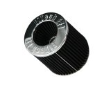 FiTech Cone Style Air Filters 41002 Filter Elements, 4.38 in. Flange, 6.00 in. Length, Dry, Chrome End Cap, LS 102mm Throttle Body, Black, Synthetic, Each thumbnail 2