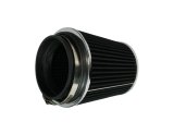 FiTech Cone Style Air Filters 41002 Filter Elements, 4.38 in. Flange, 6.00 in. Length, Dry, Chrome End Cap, LS 102mm Throttle Body, Black, Synthetic, Each thumbnail 3