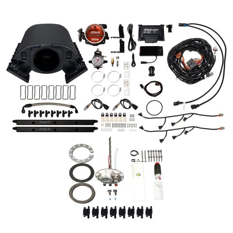 FiTech Ultimate Rebel LS 1000 HP EFI Fuel Injection Systems 79892 System, Rebel, 1,000 HP, Cathedral Port, 102mm, Dual In-Tank Pump, LS3 Coils, 80Lb., EV1, Without Transmission Controller, Kit