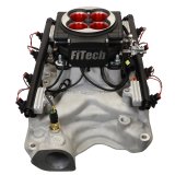 FiTech Go Port EFI Complete Fuel Injection Systems 30202 System, EFI, Offenhauser Intake Manifold, 500 HP Max, Satin Black Throttle Body, Injectors, ECM, 351W Small Block Ford, Kit thumbnail 4