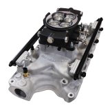 FiTech Ultra Port EFI SBF 351W Systems 30-18-415 Fuel Injection Systems, EFI, Offenhauser VPI, Intake Manifold, Black Throttle Body, ECM, Gasoline, E85, 1000 HP, Ford, 351W, Kit thumbnail 3