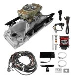 FiTech Ultra Port EFI BBC Systems 30-10-414 Fuel Injection Systems, EFI, Intake Manifold, Gold Throttle Body, ECM, Gasoline, E85, 1000 HP, Chevy, Big Block, Rectangle Port, Kit thumbnail 7
