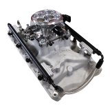 FiTech Ultra Port EFI SBF 351W Systems 30-18-410 Fuel Injection Systems, EFI, Offenhauser VPI, Intake Manifold, Uni Brilliant Throttle Body, ECM, Gasoline, E85, 1000 HP, Ford, 351W, Kit thumbnail 2