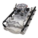 FiTech Ultra Port EFI SBF 351W Systems 30-18-410 Fuel Injection Systems, EFI, Offenhauser VPI, Intake Manifold, Uni Brilliant Throttle Body, ECM, Gasoline, E85, 1000 HP, Ford, 351W, Kit thumbnail 3